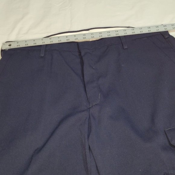 BULWARK FR Cargo Pants Men's Size Measures 40x30 Navy Flame Resistant - Picture 10 of 11